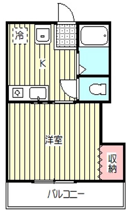 第８丸三マンションの間取り