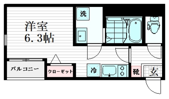 ハーモニーテラス新柴又の間取り