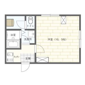 大阪市中央区粉川町のマンションの間取り