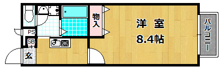 アムール Gフォレストの間取り