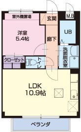 シャンベール森川の間取り