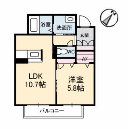 シャーメゾンベルクムントの間取り