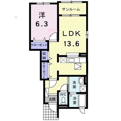 アンテナートの間取り