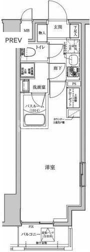 足立区入谷のマンションの間取り