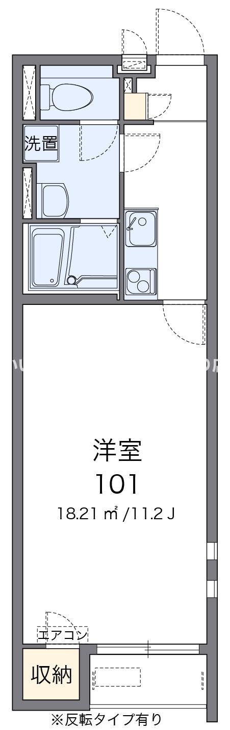 クレイノ福江の間取り