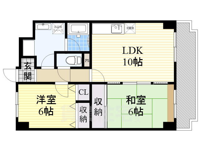 アビタシオン岸田の間取り