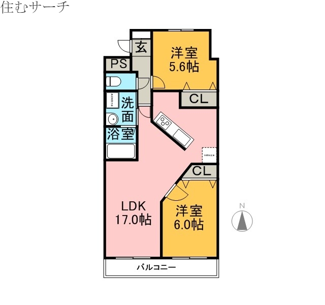 ウエルカムの間取り