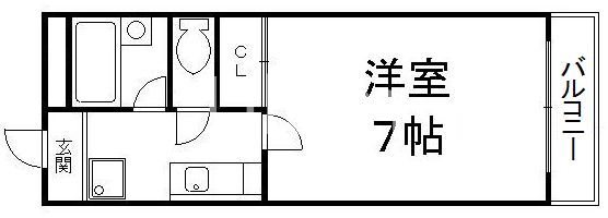 エトワール深草の間取り