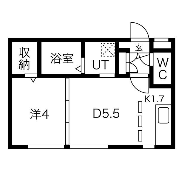 Libe Rise(リベライズ)の間取り