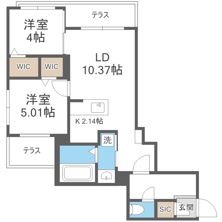 Ｓ－ＲＥＳＩＤＥＮＣＥ元町ａｌｅｃｔｒａの間取り