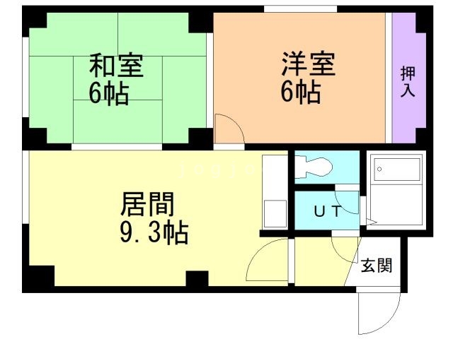 ハーベスト１９Ｃの間取り