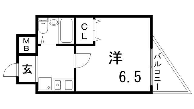 平成大日ハイツの間取り