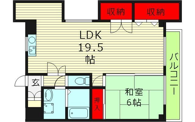 リベルテアミューザーの間取り