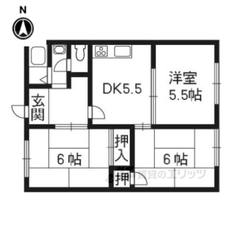 パセンテラ洛西の間取り