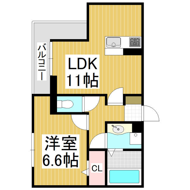 ＧＲＡＮＤ　Ｄ－ＲＯＯＭ両島の間取り