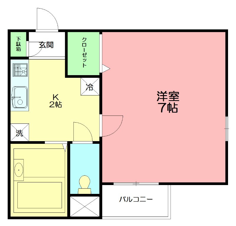 アルテミス江の島の間取り