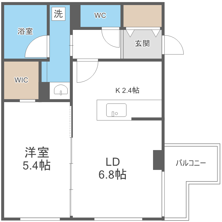 Crossbell524の間取り