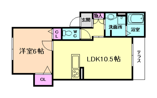 メゾン　ド　ミレナールの間取り