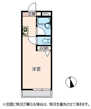 行田市大字下忍のアパートの間取り