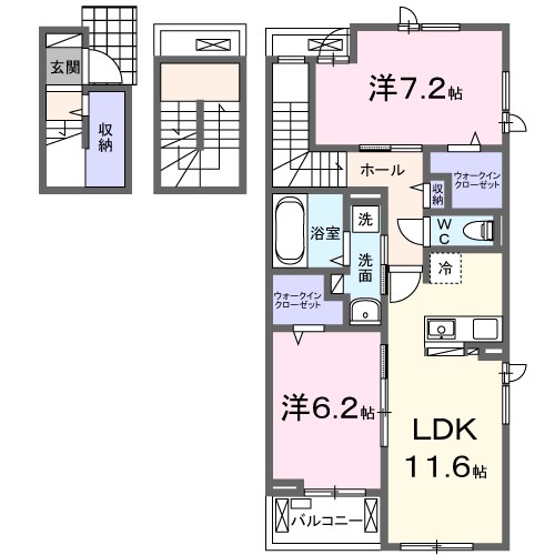 ローレル（Ｌａｕｒｅｌ）の間取り