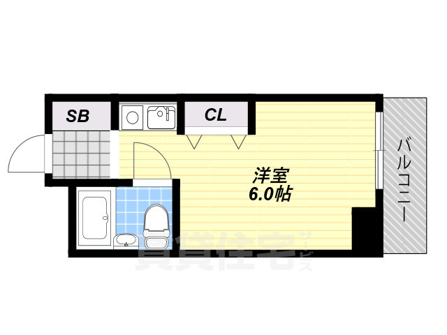 大阪市西成区玉出中のマンションの間取り