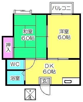 アートイン　　サザンウインドーの間取り