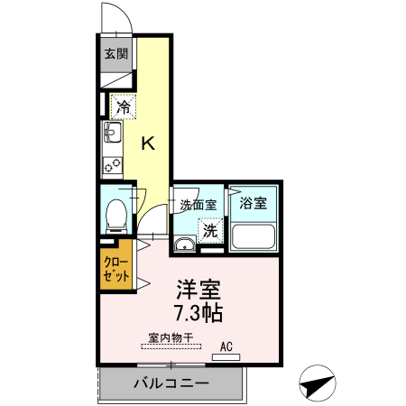 アリエッタ川口の間取り