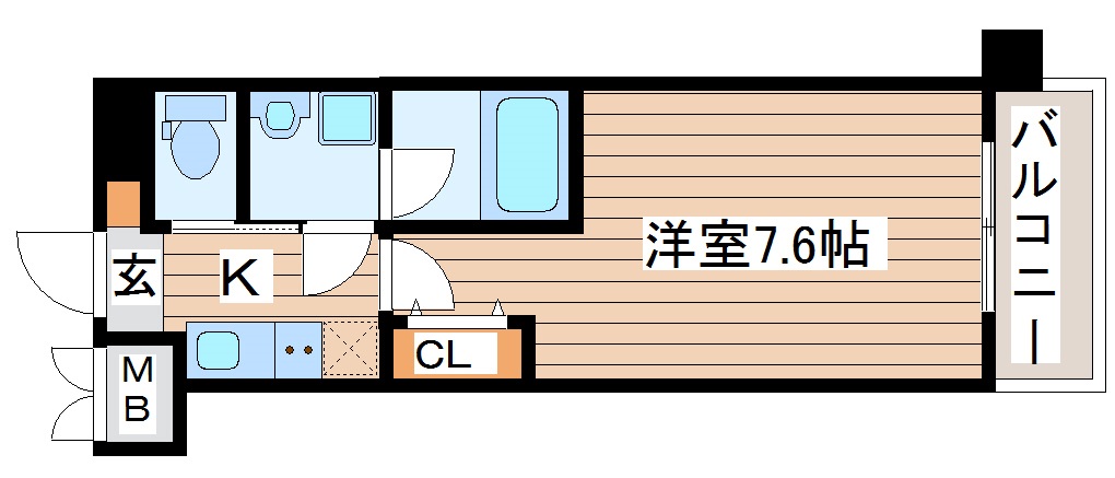 アトラスカーロ仙台駅東の間取り