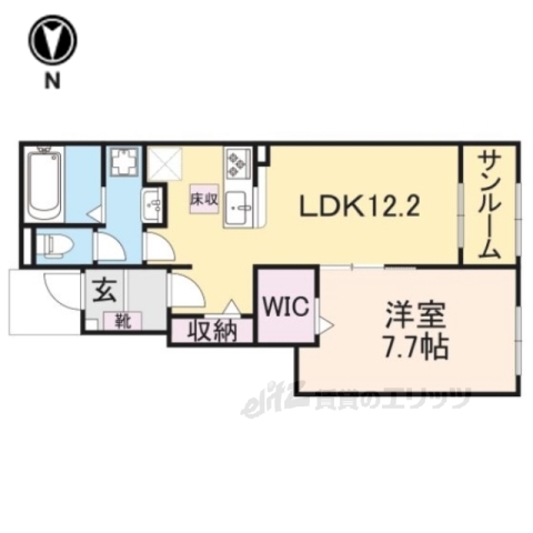 コンフォール園部の間取り