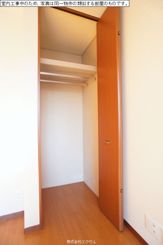 収納　ゆとりのあるクローゼットです。