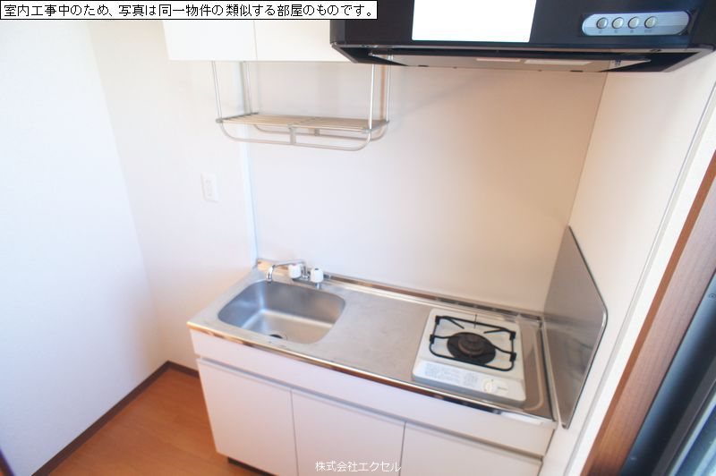 キッチン　お好きなガスコンロを設置可能です。