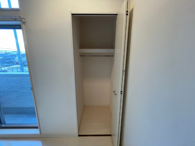 収納　クローゼットです