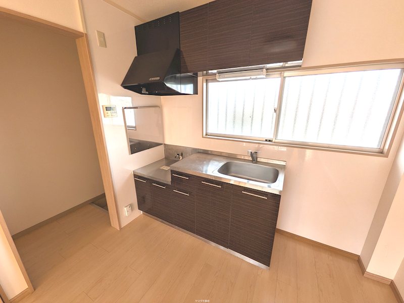 キッチン　2口コンロおけます