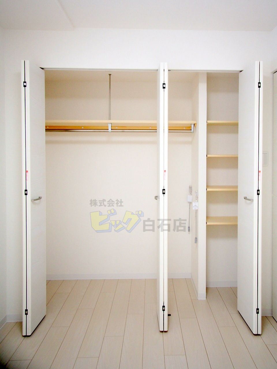 収納　クローゼット付きです♪