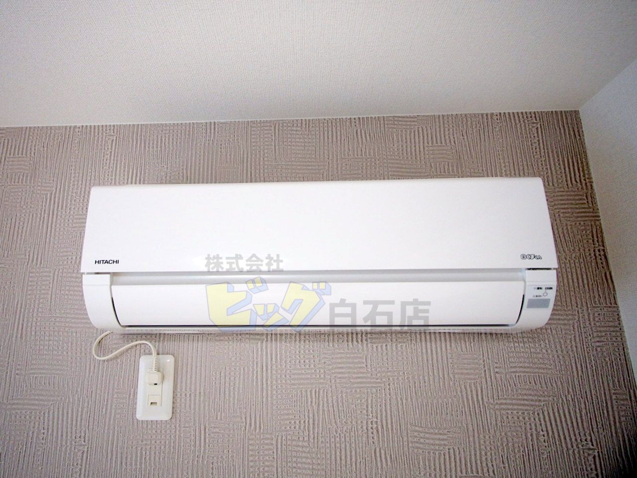 その他設備　夏も快適なエアコン付きです♪