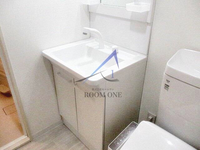 洗面設備　洗面台です。