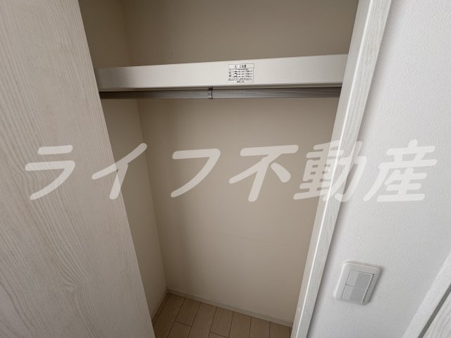 収納　たっぷりとした収納スペースです