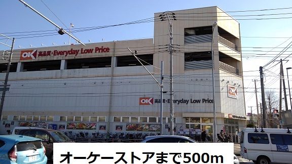 スーパー　オーケーストア（スーパー）まで500m