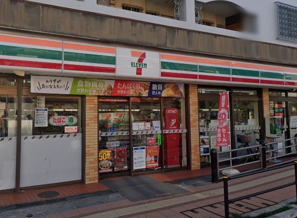 コンビニ　セブンイレブン 三鷹台店（コンビニ）まで346m