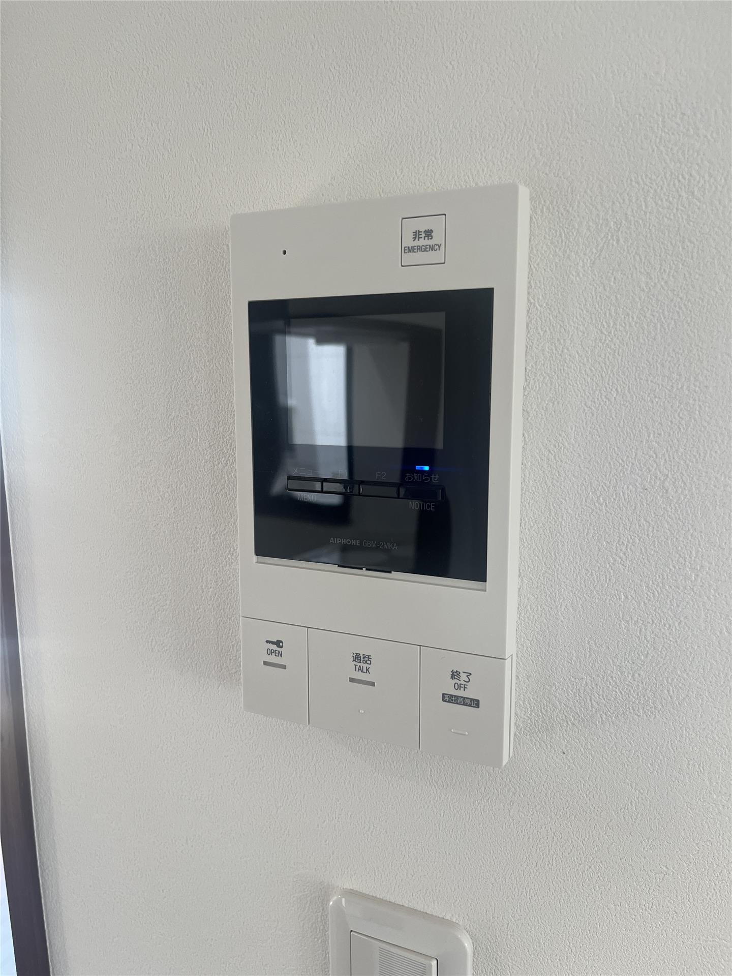 セキュリティ　写真は別部屋です。