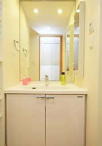 洗面設備　別タイプ部屋　参考写真です