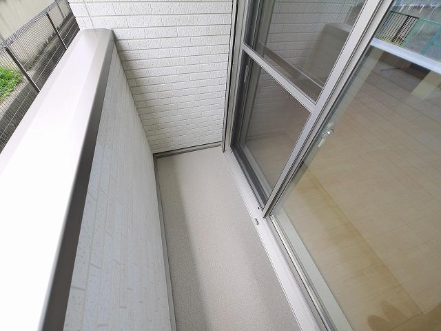 バルコニー　落ち着いた時間を過ごせるバルコニーです
