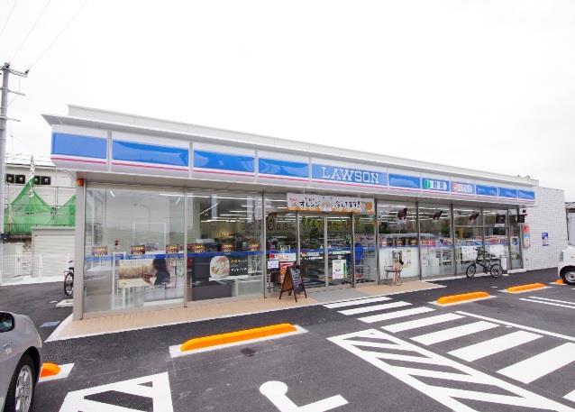 コンビニ　ローソン小倉蜷田若園店（コンビニ）まで115m