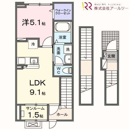 シャトレーベルの間取り写真