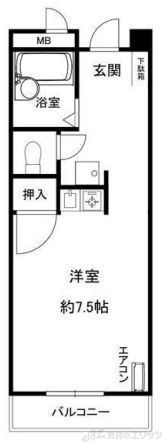 MMクラブの間取り写真