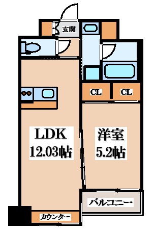 プレジオ長田の間取り写真
