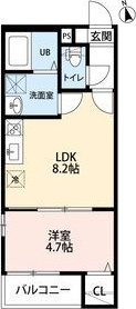 CRASTINE的場町(クラスティーネマトバチの間取り写真
