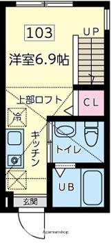 ＪＲ横浜線 相原駅 徒歩17分 2階建 築2年の間取り写真