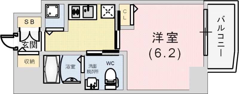 ファーストフィオーレ神戸元町の間取り写真