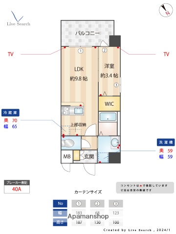 Jugame CP吉塚の間取り写真